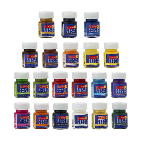 Camel Premium Poster Colours 15ml Open Stock - Retail Maharaj
