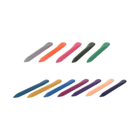 Maped ColorPeps Triangular Plastic Crayon Set of 12 Long Lasting and Erasable - Retail Maharaj