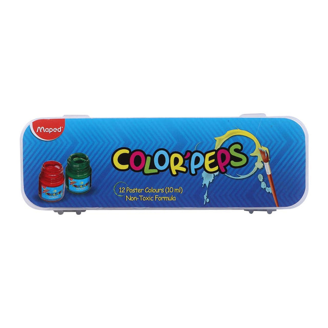 Maped Color Peps Poster Color Set of 12 - Retail Maharaj
