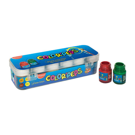Maped Color Peps Poster Color Set of 12 - Retail Maharaj