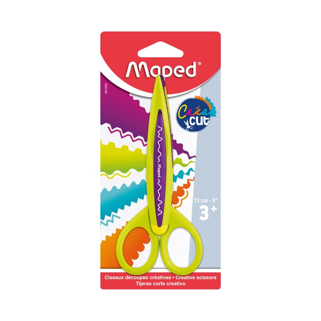 Maped Craft Scissors Set with 5 Interchangeable Decorative Blades - Retail Maharaj