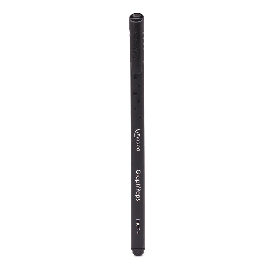 Maped Graph Peps Black Fineliner Pen with Triangular Grip - Retail Maharaj