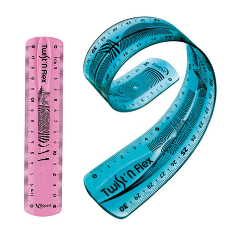 Maped Twist’n Flex Unbreakable Ruler 15cm and 30cm - Retail Maharaj