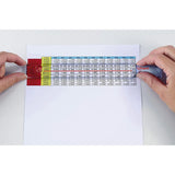 Maped Magnifying Ruler with Built In Lens and Protective Cover - Retail Maharaj