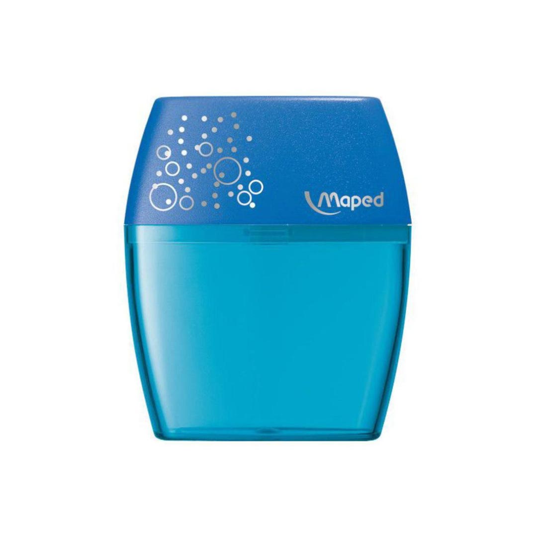 Maped Pencil Sharpener Pack with Container Single and Double Hole Designs - Retail Maharaj