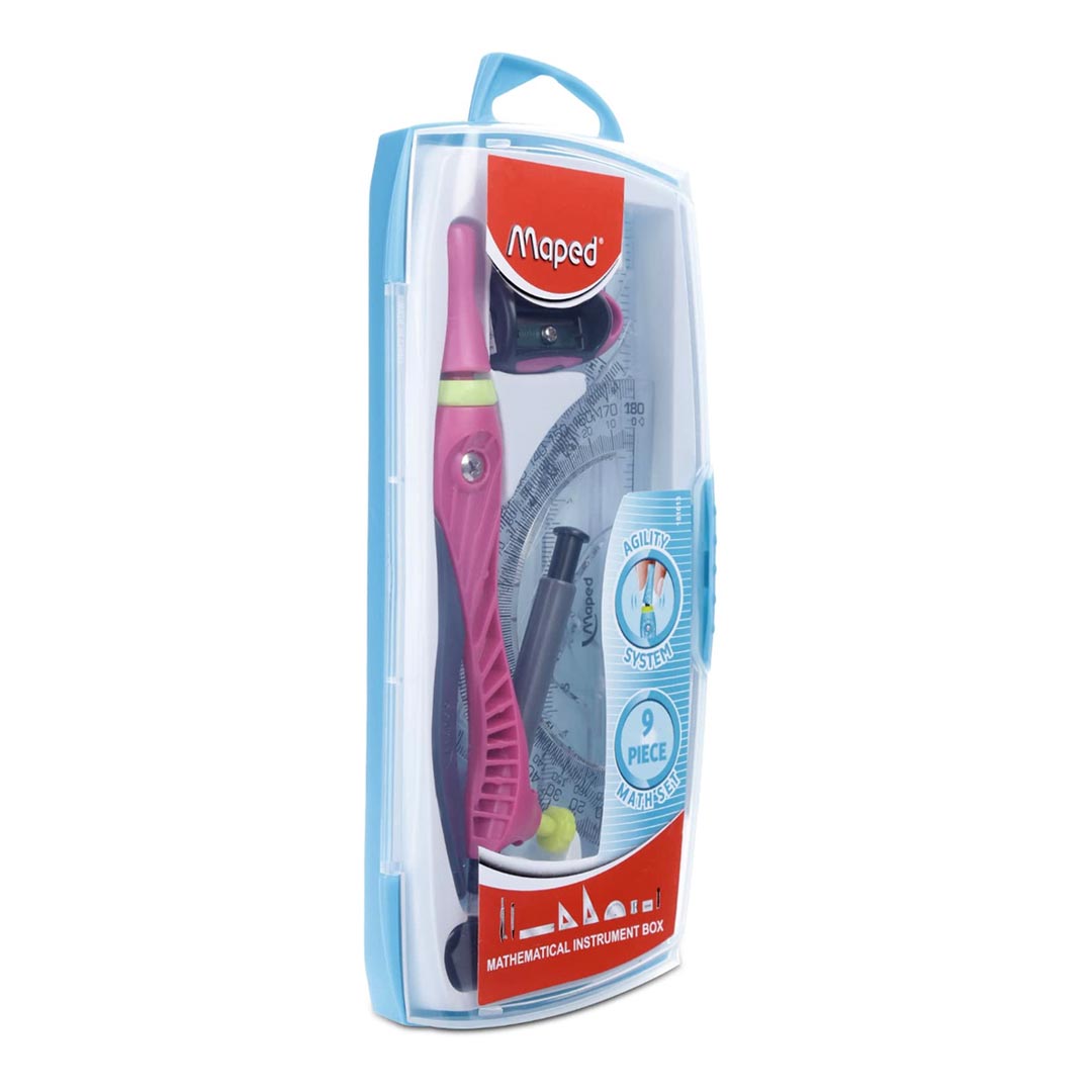 Maped Agility Geometry Box Drafting Instruments Set - Retail Maharaj