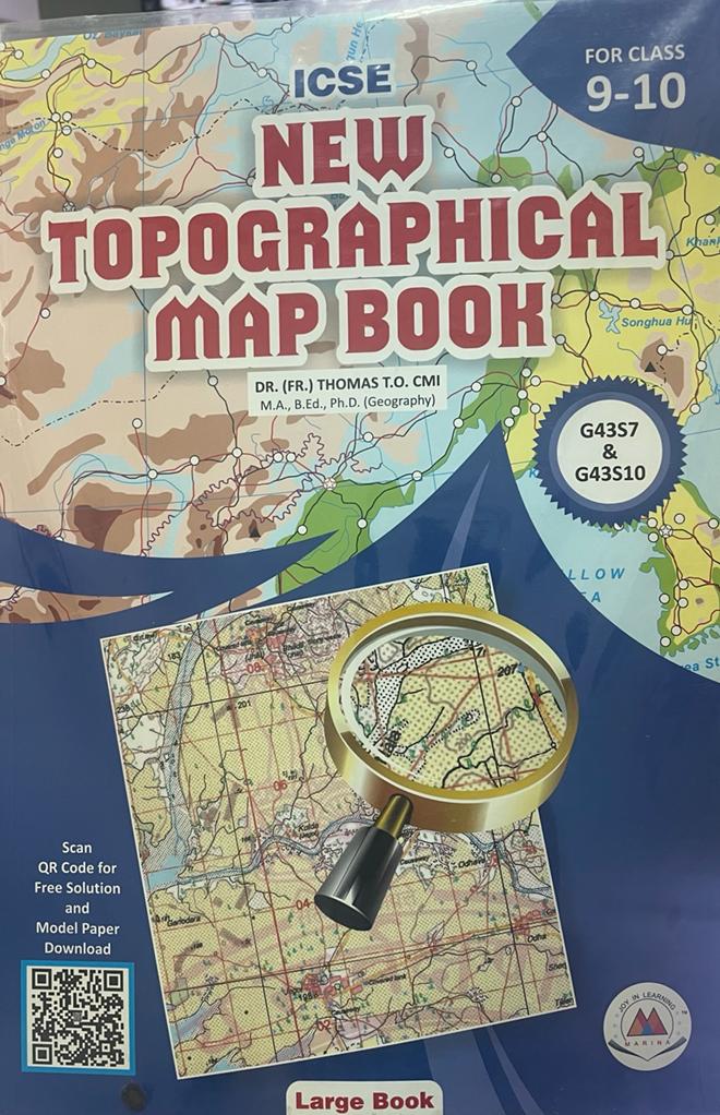 ICSE New Topographical Map Book - Retail Maharaj