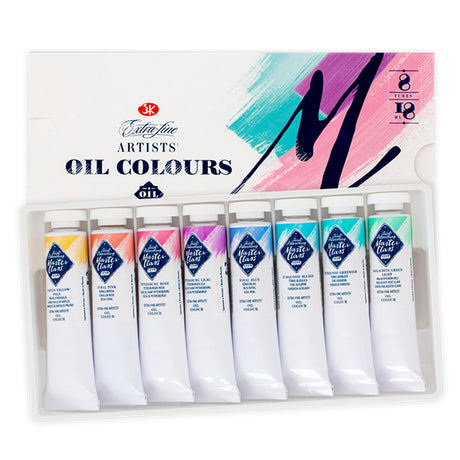 Master Class Pastel Oil Colour Shades Set by Nevskaya Palitra – Professional Artist Oil Paint Set - Retail Maharaj