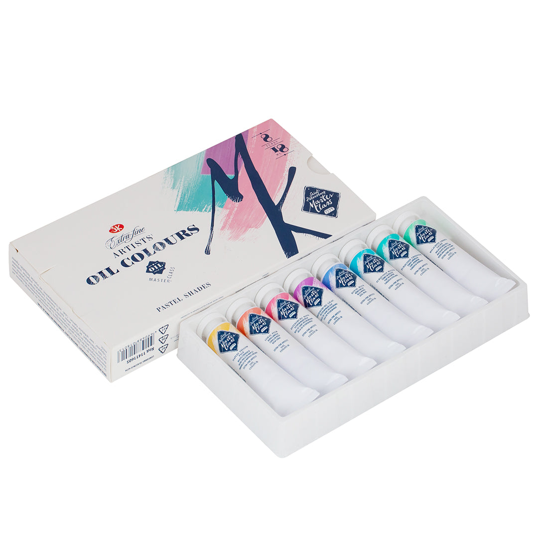 Master Class Pastel Oil Colour Shades Set by Nevskaya Palitra – Professional Artist Oil Paint Set - Retail Maharaj