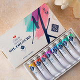 Master Class Pastel Oil Colour Shades Set by Nevskaya Palitra – Professional Artist Oil Paint Set - Retail Maharaj