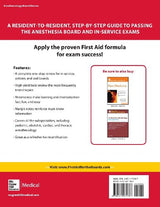 First Aid for the Anesthesiology Boards: An Insider's Guide (A & L REVIEW) - Retail Maharaj