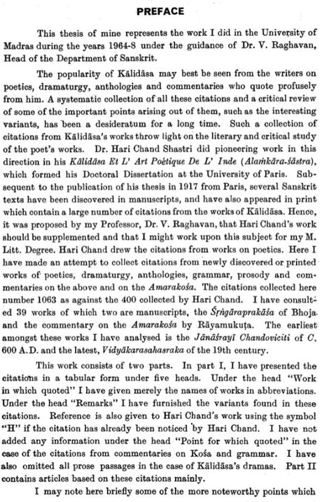 Kalidasa Citations : In Works of Poetics, Dramaturgy, Anthologies, Commentaries Etc. (An Old and Rare Book) - Retail Maharaj