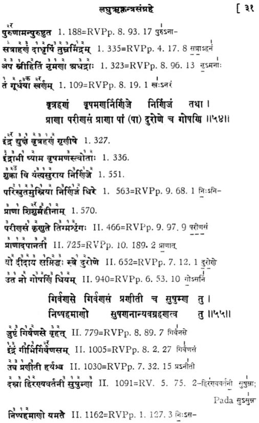 Laghu Rk-Tantra Samgraha (An Old And Rare Book) - Retail Maharaj