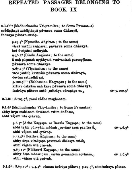 Rig-Veda Repetitions : The Repeated Verses and Distichs and Stanzas of The Rig-Veda In Systematic presentation and With Critical Discussion (An Old and Rare Book) - Retail Maharaj
