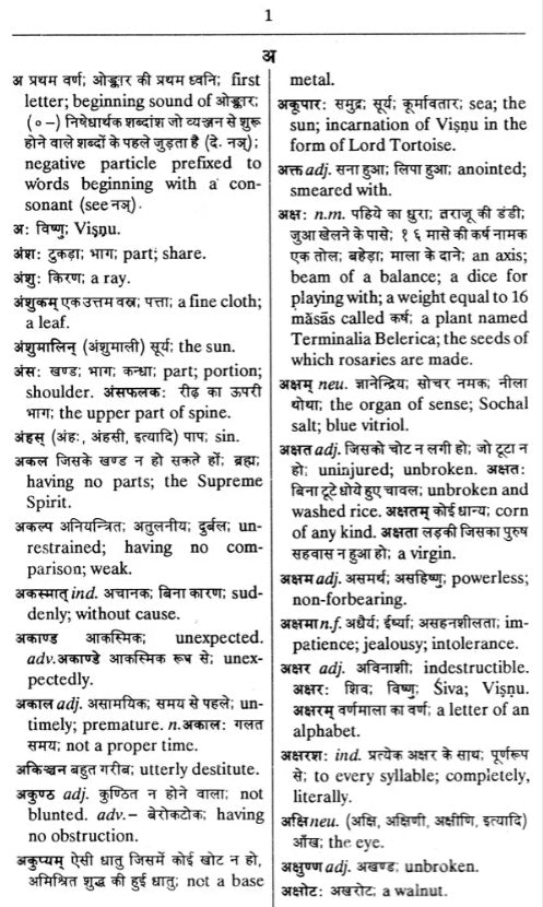 The Concise Sanskrit Dictionary (An Old and Rare Book) - Retail Maharaj