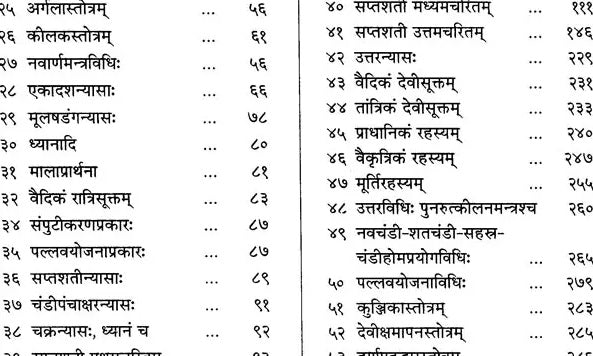 Durga Saptashati- With Navachandi, Shatachandi, Sahasrachandi, Pallavayojanavidhi, Kavachargala, Keelaka, Kunjikastotra and Other Subject - Retail Maharaj