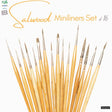 Stationerie Mini Liners Brush Set of 16 - Retail Maharaj
