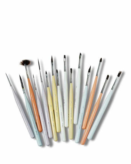 Stationerie Ultramini Liners Brush Set of 15 Candy Mangosta Edition - Retail Maharaj
