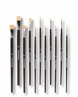Retail Maharaj Mix Brush Set of 11 Chungking Hog White - Retail Maharaj