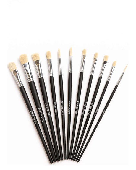 Retail Maharaj Mix Brush Set of 11 Chungking Hog White - Retail Maharaj