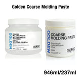 Golden Coarse Molding Paste Acrylic Texture Medium for Heavy Body Effects - Retail Maharaj