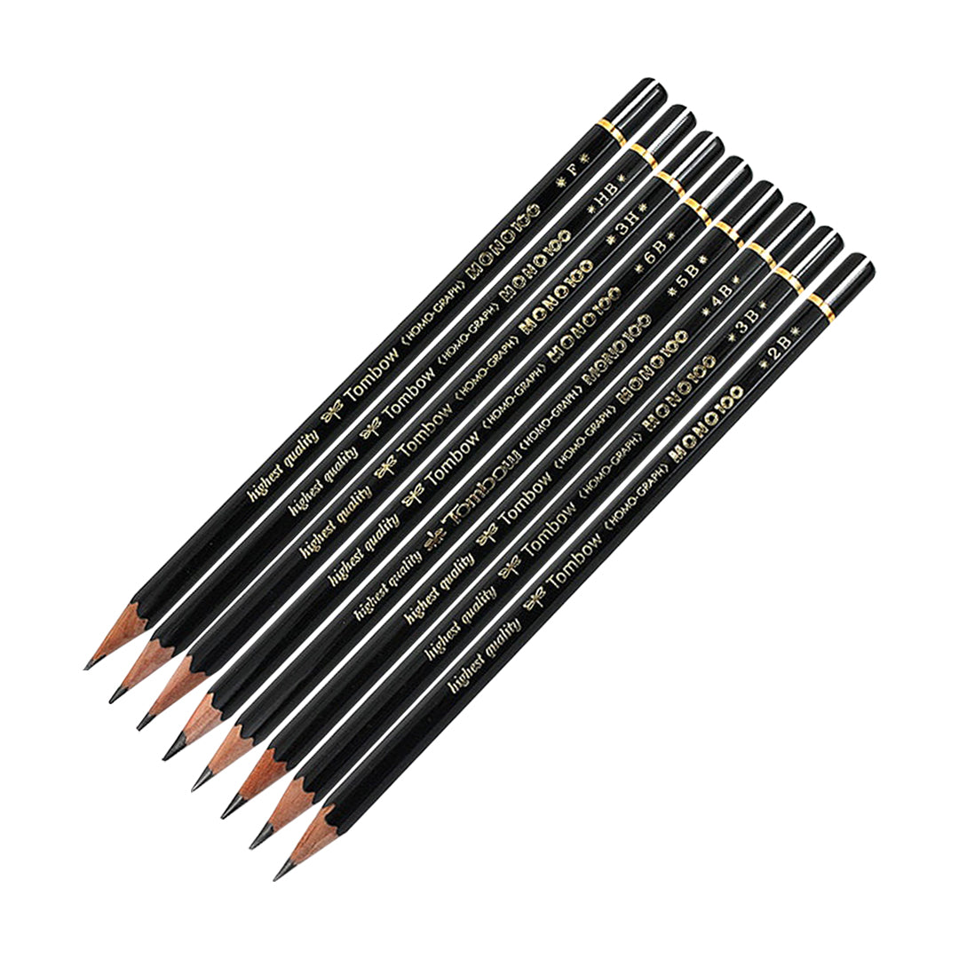 Tombow MONO100 Professional Drawing Graphite Pencil - Retail Maharaj