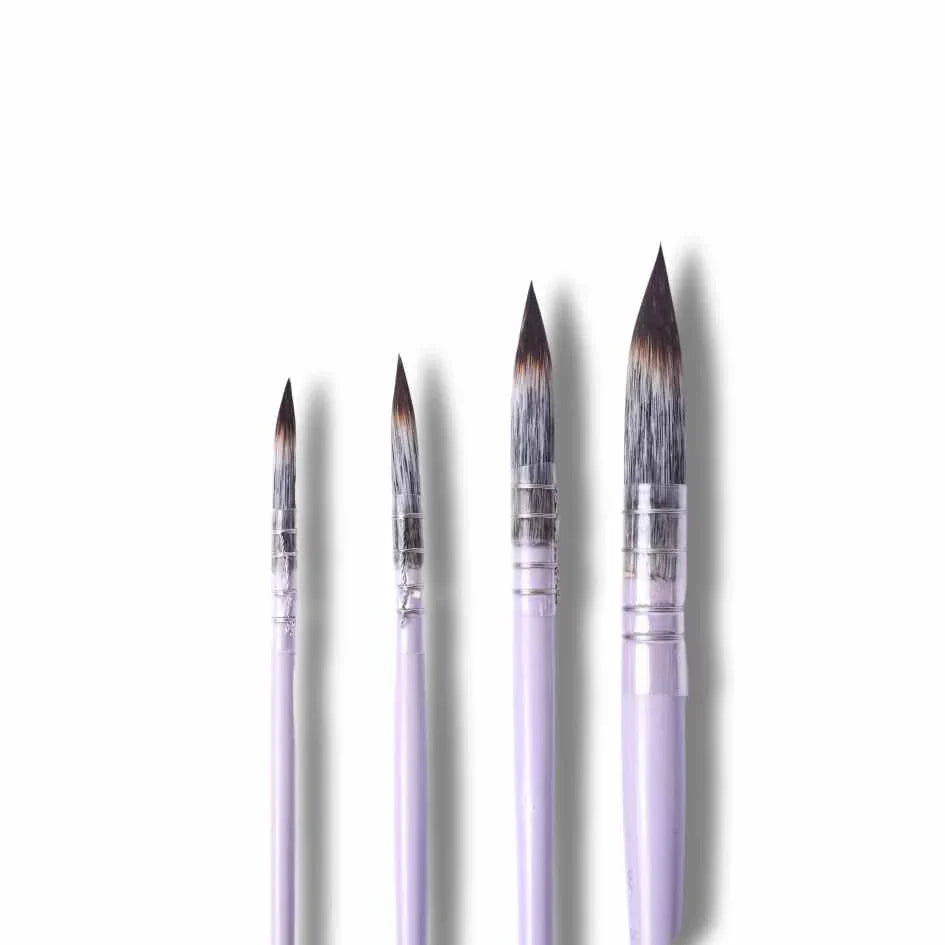 Stationerie Mop Brush Set of 4, Mangosta - Retail Maharaj