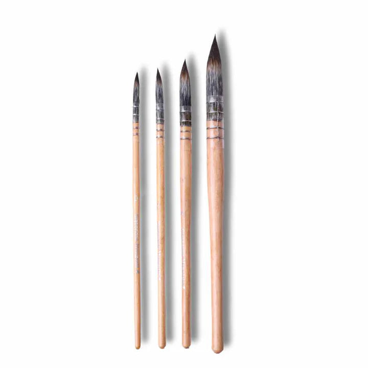 Stationerie Mop Brush Set of 4 Mangosta - Retail Maharaj