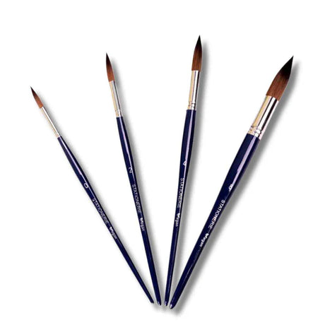Stationerie Mop Set of 4 Kolinsky Synthetic - Retail Maharaj