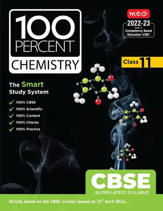 MTG CBSE 100 Percent Chemistry Book Class-11, Strictly Based on the CBSE Circular issued on 21st April 2022 (CBSE Based Text Book For 2022-23 Exam) - Retail Maharaj