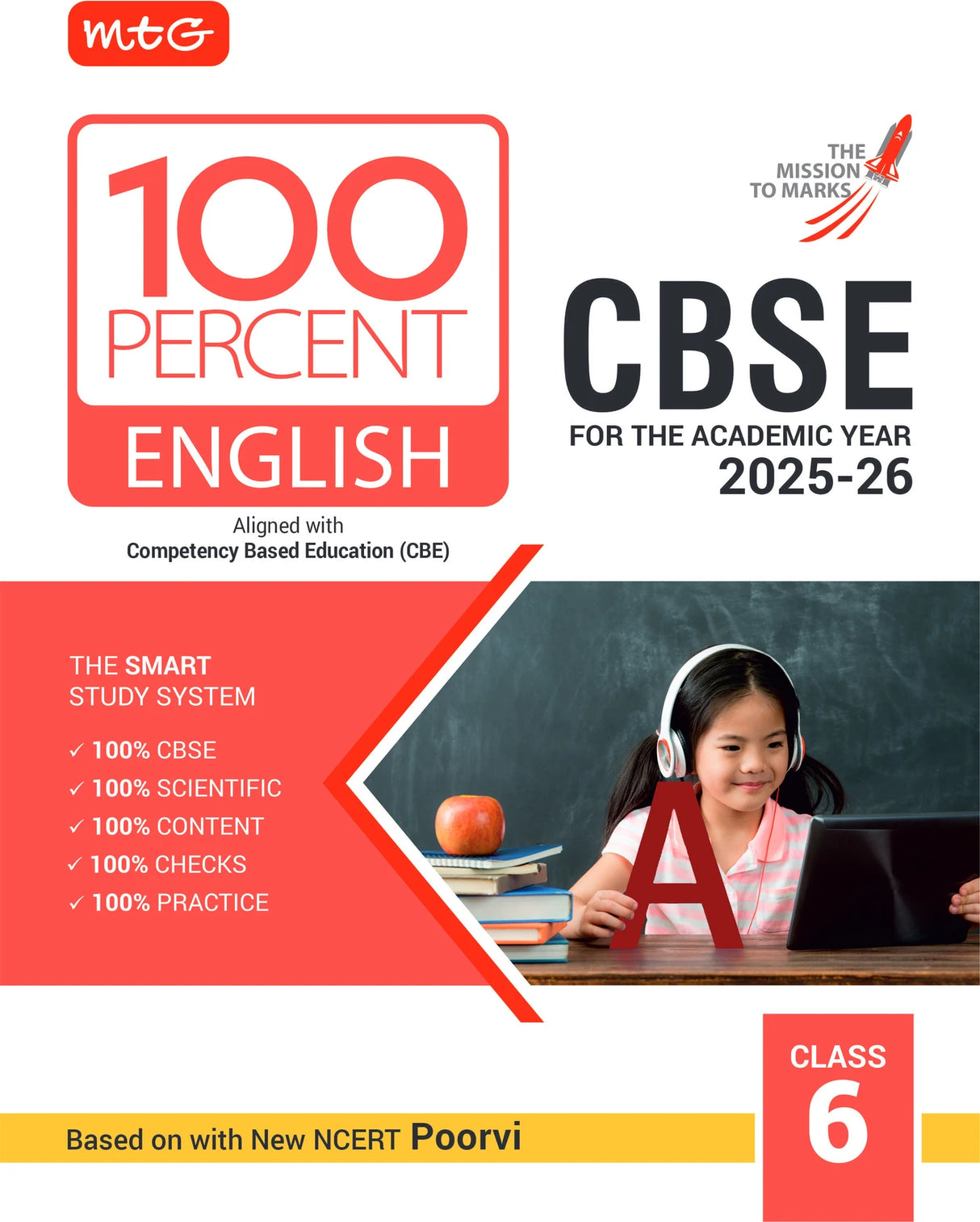 MTG CBSE Class-6 100 Percent English Language & Literature For 2025-26 exam - Retail Maharaj