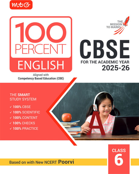 MTG CBSE Class-6 100 Percent English Language & Literature For 2025-26 exam - Retail Maharaj