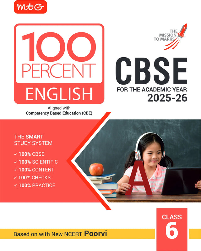 MTG CBSE Class-6 100 Percent English Language & Literature For 2025-26 exam - Retail Maharaj