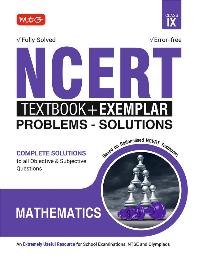 Ncert Textbook + Exemplar Problem Solutions Class 9 Mathematics - Retail Maharaj