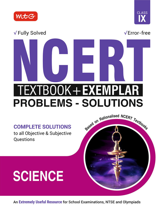 Ncert Textbook + Exemplar Problem Solutions Class 9 Science - Retail Maharaj