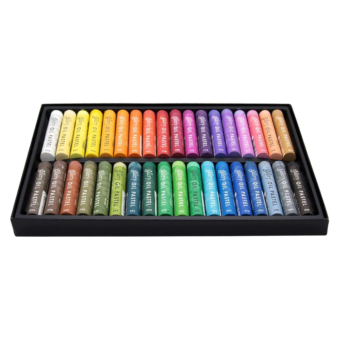 Mungyo Gallery Artist Soft Oil Pastels – Assorted Colour Sets of 24, 36 & 48 - Retail Maharaj