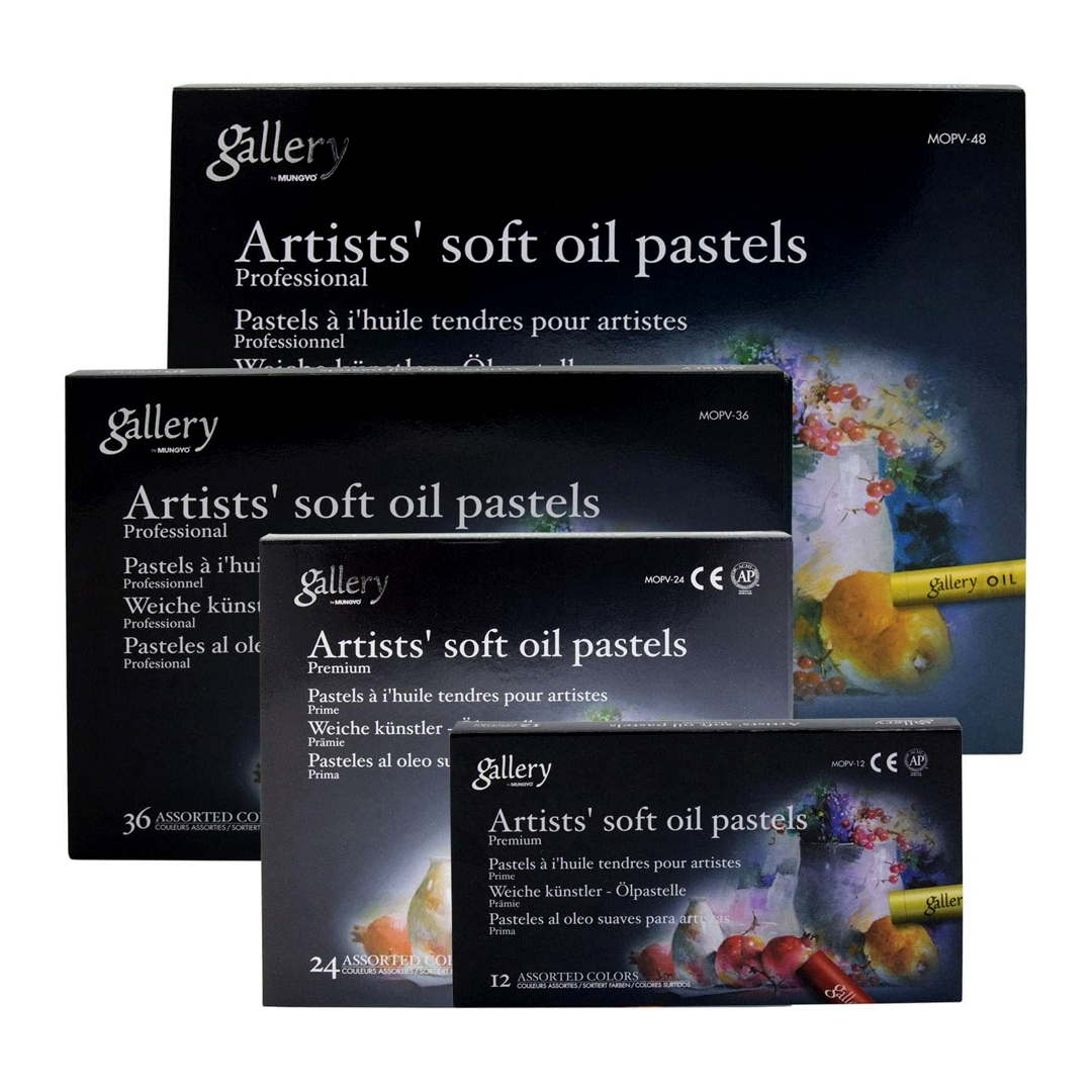 Mungyo Gallery Artist Soft Oil Pastels – Assorted Colour Sets of 24, 36 & 48 - Retail Maharaj