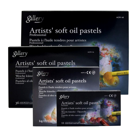 Mungyo Gallery Artist Soft Oil Pastels – Assorted Colour Sets of 24, 36 & 48 - Retail Maharaj