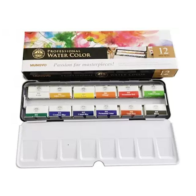 Mungyo Professional Water Color Pan Sets - Retail Maharaj