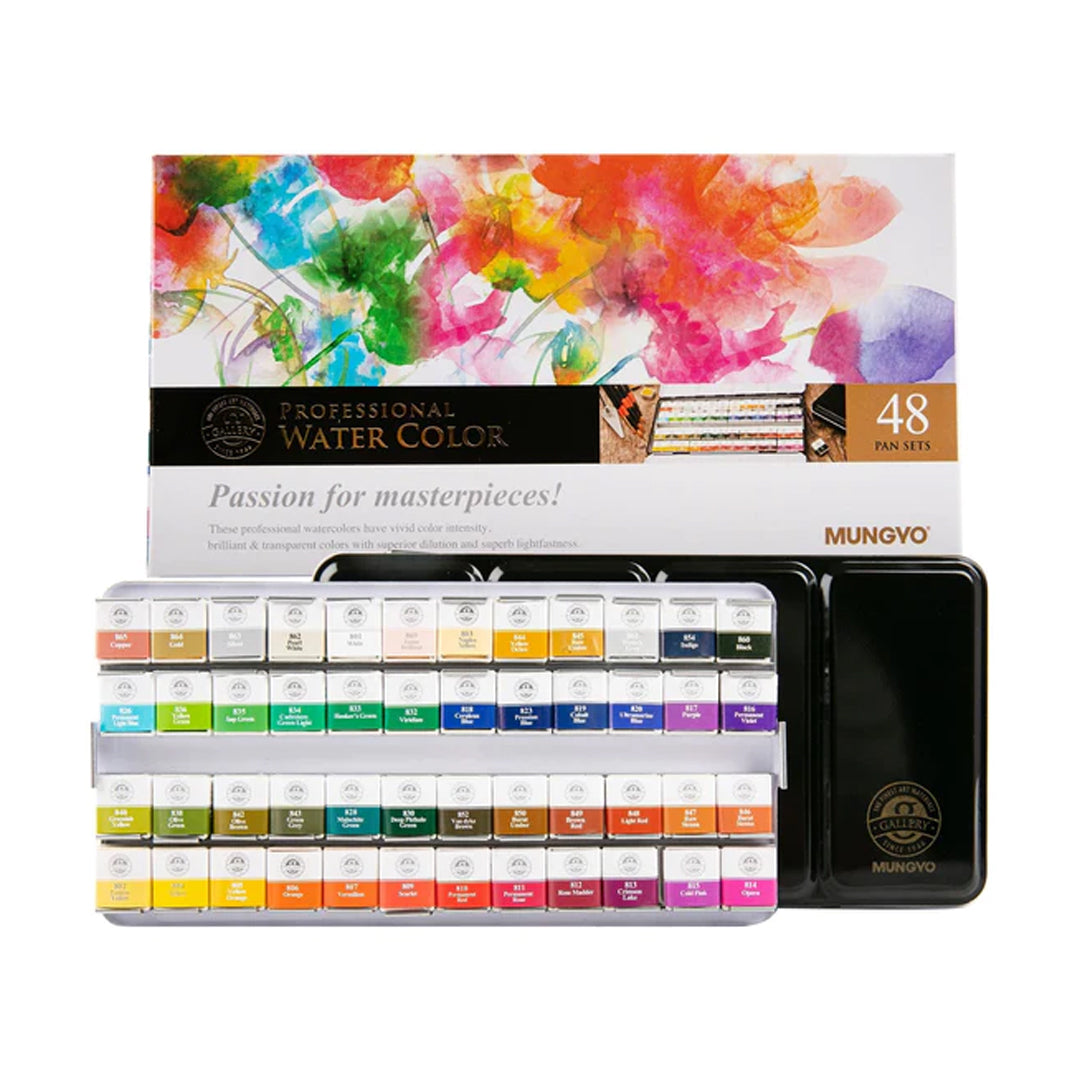 Mungyo Professional Water Color Pan Sets - Retail Maharaj