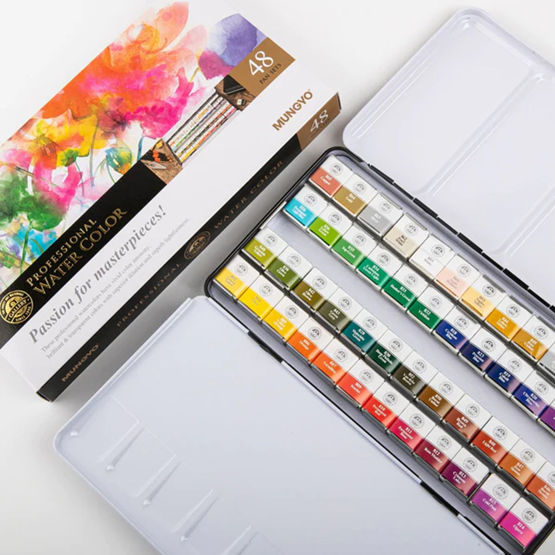 Mungyo Professional Water Color Pan Sets - Retail Maharaj