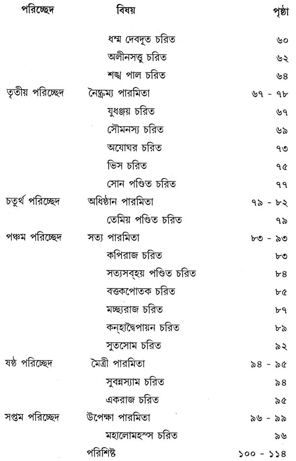 Cariya Pitaka (Bengali)