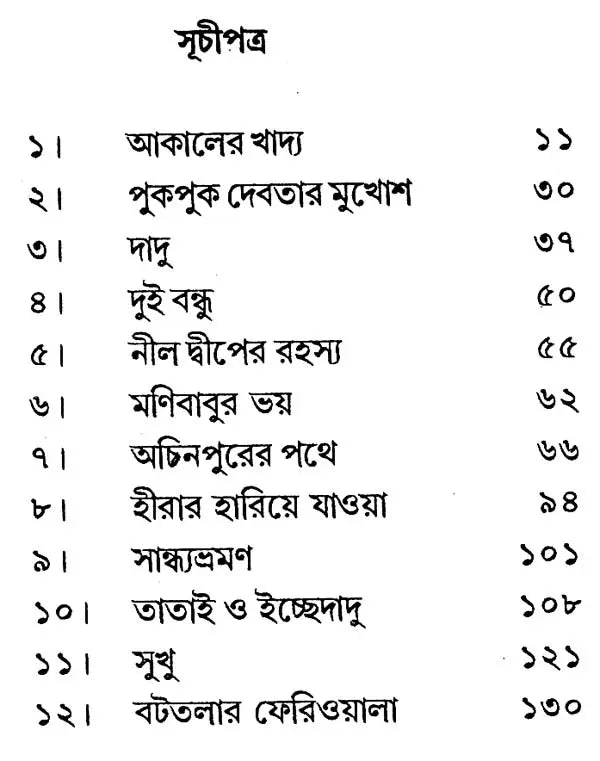 Achinpurer Pothey- A Collection of Short Stories (Bengali)