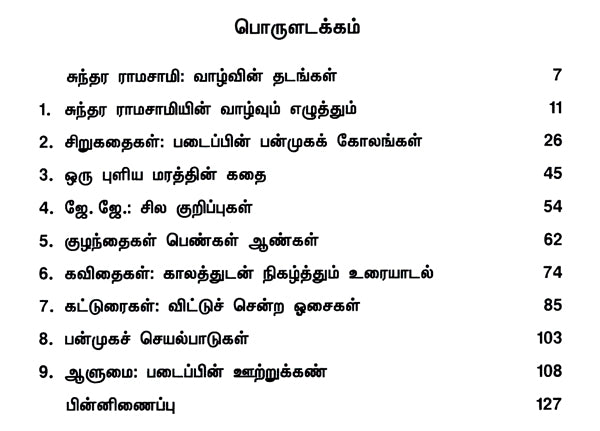 Sundararamaswamy- Kalathodu Uraiyadiya Kalaign (A Monograph in Tamil) - Retail Maharaj