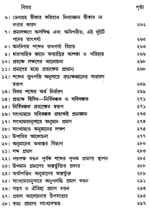 Sankhayadarsaner Bibaran (Bengali)