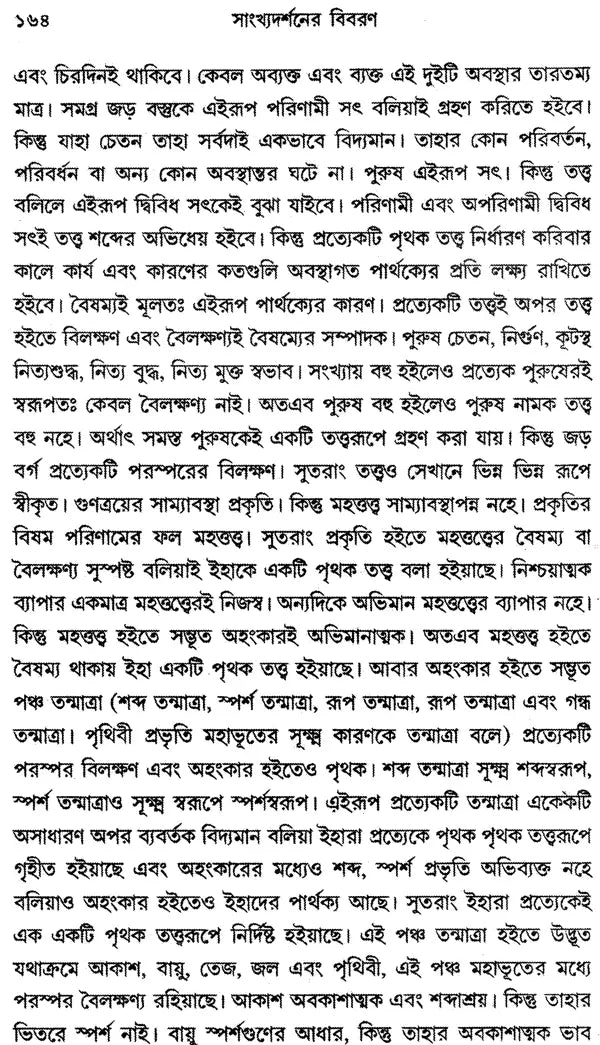 Sankhayadarsaner Bibaran (Bengali)