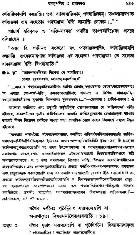 Vakyapadtya: Brahma-Kunda (Set of 2 Volumes in Bengali)