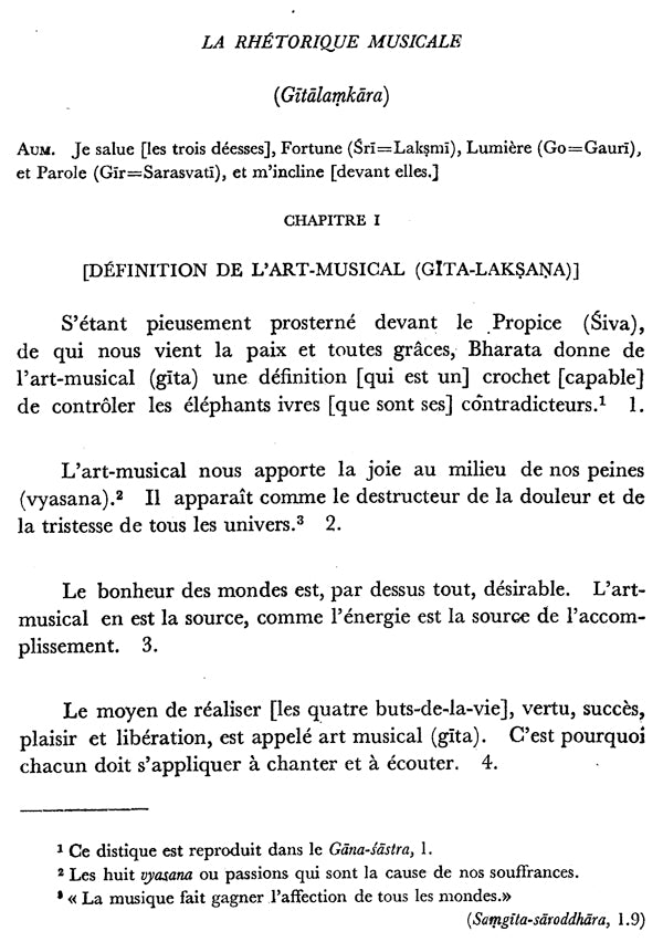 **Le Gitalamkara – L’ouvrage Original de Bharata Sur La Musique - Retail Maharaj