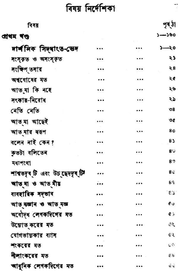 Buddha Darshan O Dharma (Philosophy and Religion of Buddha in Bengali)