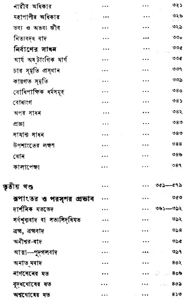 Buddha Darshan O Dharma (Philosophy and Religion of Buddha in Bengali)